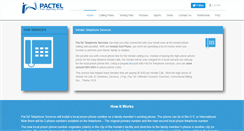 Desktop Screenshot of pactelephone.com