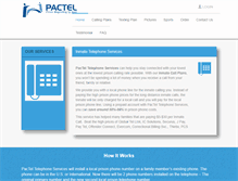 Tablet Screenshot of pactelephone.com